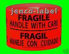 Spanish English Labels items in Handle With Care 