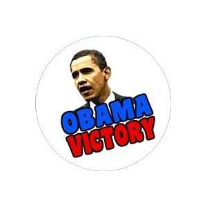  OBAMA VICTORY Pinback Button 1.25 Pin / Badge Barack 