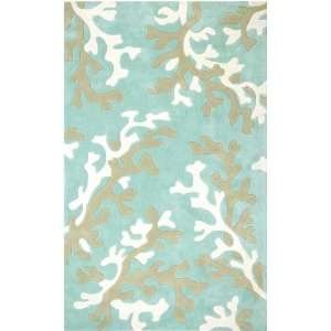  Jaipur Rugs Coral Fixation in Turquoise Blue White