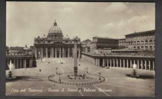Citta Del Vaticano Palarri Vatican Real Photo Postcard  