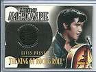 2001 Topps American Pie Elvis Presley Worn Leather Jacket Memorabilia 