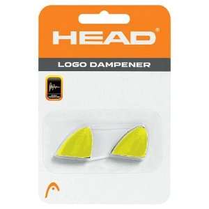  Head Logo Tennis Racquet Dampener   Neon Yellow (2 per 