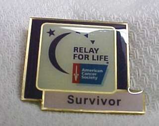 Relay for Life Survivors Collectors Pin, BOGO Deal to benefit the ACS 