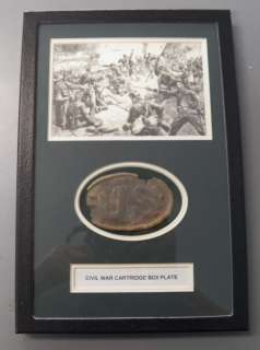 Civil War US Cartridge Box Plate   Dug Manassas  