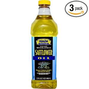Hain Pure Foods Safflower Oil, 32 Ounce Grocery & Gourmet Food