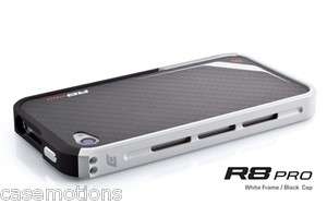 Element Vapor Pro R8 iPhone 4 / 4S Case   White/Black with Two 