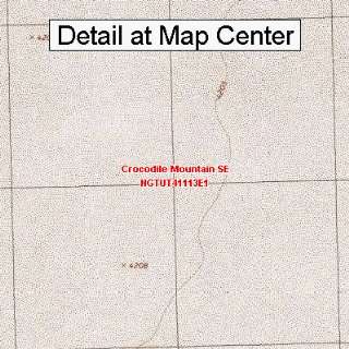 USGS Topographic Quadrangle Map   Crocodile Mountain SE, Utah (Folded 
