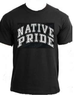 NATIVE PRIDE American Indian Trading pow wow t shirt  