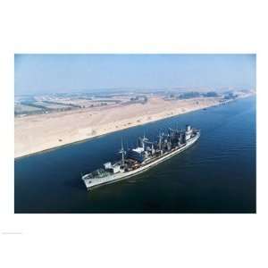  USS Neosho Transits the Suez Canal PREMIUM GRADE Rolled 