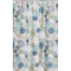  Creative Bath Products Inc. S1064MULT Swirl Shower Curtain 