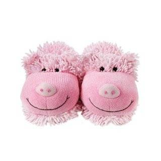 Aroma Home Womens Fuzzy Friends Slippers,Pig by Aroma Home