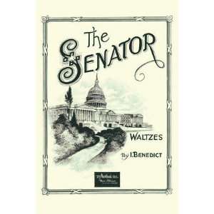  The Senator   Waltzes 12x18 Giclee on canvas