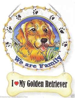 AMIA Stained Glass Golden Retriever Dog Suncatcher  NIB  