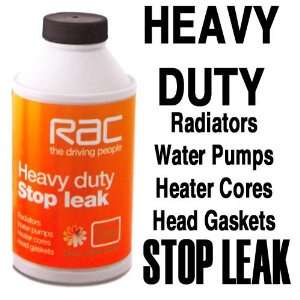   Rac Car Van Radiator Heavy Duty Stop Leak Sealer Repair By Automotive