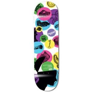  Hype Skateboards Material Mental Deck   7.75 Sports 