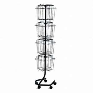  New   Wire Rotary Display Racks, 16 Compartments, 15w x 