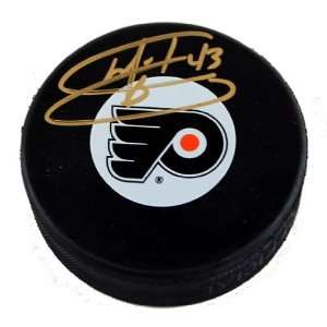 Martin Biron Autographed Philadelphia Flyers NHL Puck