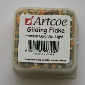 Artcoe Metallic Gilding Flakes for art and craft   Imitation Gold 