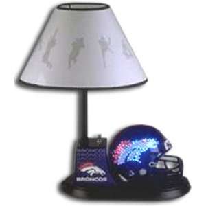    Denver Broncos Fiber Optic Mini Helmet Desk Lamp