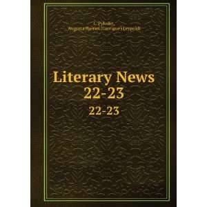   News. 22 23 Augusta Harriet (Garrigue ) Leypoldt L. Pylodet Books