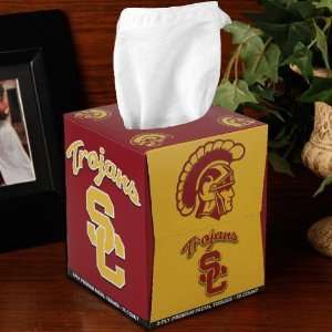 USC Trojans Box of Sports Tissues 