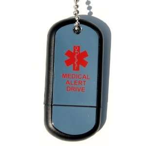  Medical Alert USB Flash Drive Dog Tag Health & Personal 
