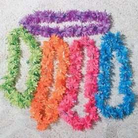 Silk Daisy Leis with Foil Fringe (1 ct) (1 per package)