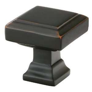 Emtek 86296 Oil Rubbed Bronze   Geometric 1.625 Solid Brass Square Ca 