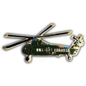  UH 34 Seahorse Helicopter Pin 1 3/8 Arts, Crafts 