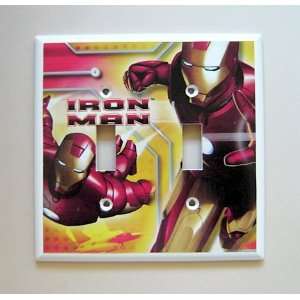  NEW Iron Man Decorative DOUBLE Switchplate Switch Plate 