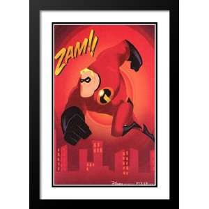 The Incredibles 32x45 Framed and Double Matted Movie 