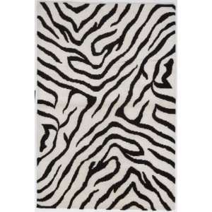    Rugs America Safari 5360 Zebra 5 x 8 Area Rug