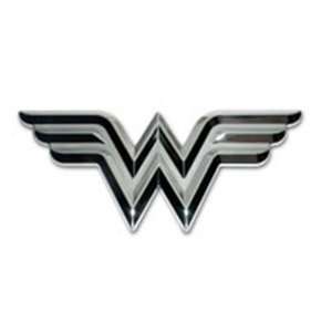  Wonder Woman 3D ABS Base Real Chrome Finish auto Emblem 