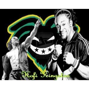  Kofi Kingston WWE 8x11.5 Picture Mini Poster Office 