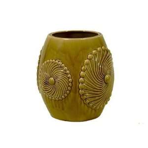  Urban Trends Wheat Circular Accent Ceramic Vase II 78017 