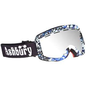  Ashbury Warlock Goggles  Blue Floral Print Sports 