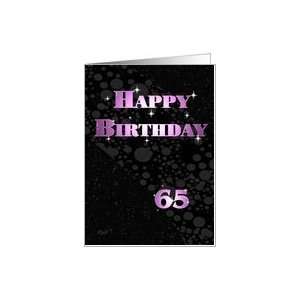  Sparkle Birthday 65 Card Toys & Games