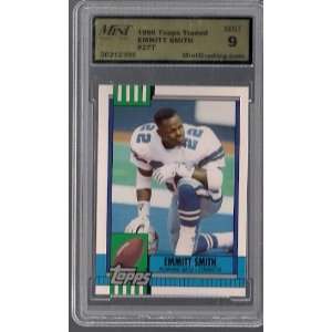   Traded #27T Emmitt Smith RC MINT GRADING SERVICE 9 