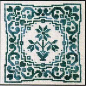  La Fleur (w/charm)   Cross Stitch Pattern Arts, Crafts 