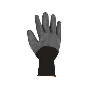 Condor 2UUG7 Glove, Palm Coated, Blk/Gray, Nylon, L, Pr  