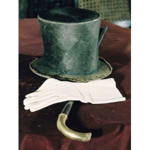  Abraham Lincolns Hat, Cane, and Gloves Premium 