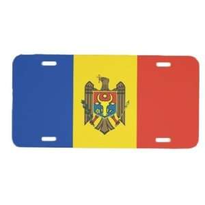 Moldova Moldavia Flag Auto Vanity License Plate