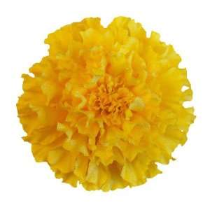  Marigold Artificial Flower Pin Brooch, Yellow Beauty