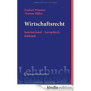 Wirtschaftsrecht. International   Europäisch   National (German 