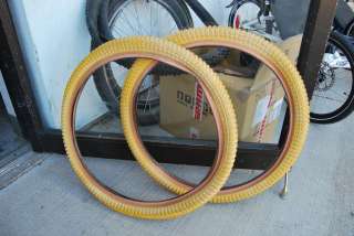   Pro Snake Belly 24 x 2.125 BMX Bicycle Bike Tires New Old Stock  