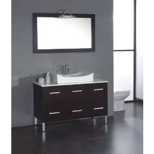 New Comptemporary Style 40 Bathroom Solid Wood Single Vanity (Cabinet 