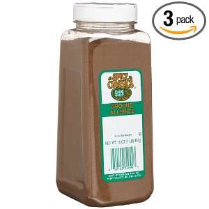 McCormick Allspice, Ground, 16 Ounce Plastic Bottle (Pack of 3 
