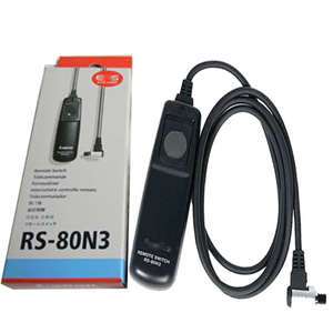 RS 80N3 Remote Switch for Canon EOS 50D 60D 7D 5D MK II  