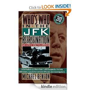 Whos Who in the Jfk Assassina Michael Benson  Kindle 