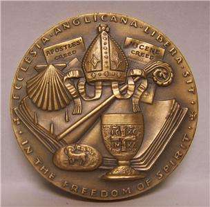   Art Religions Episcopal Church Anglican Communion Bronze Medal  